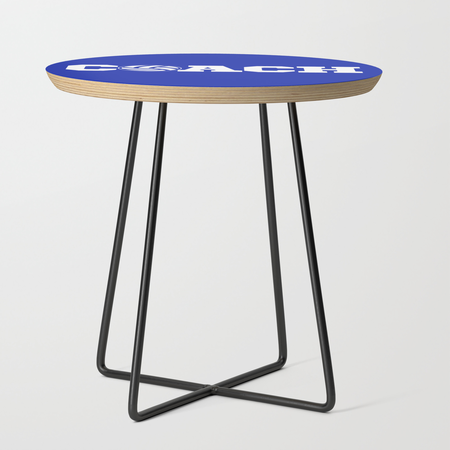 Coach Volleyball Side Table By Socoart Society6