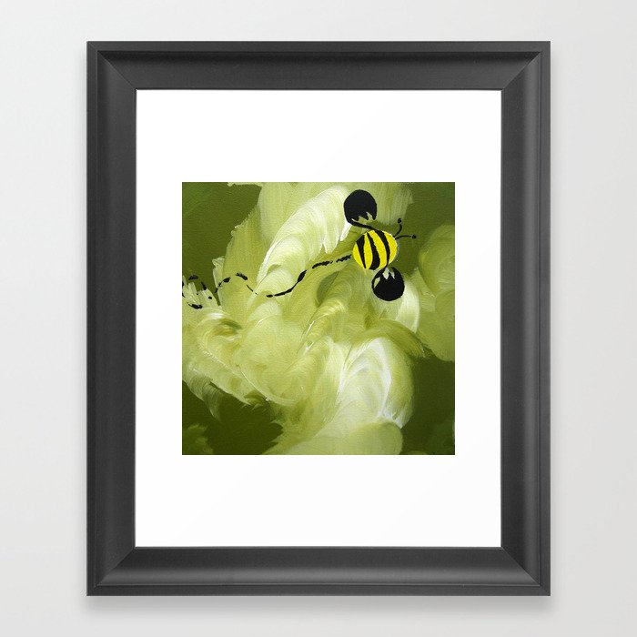 Buzzy Bee Framed Art Print