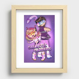 Galactic Gamers Recessed Framed Print