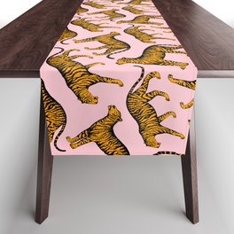 Tigers (Pink and Marigold) Table Runner