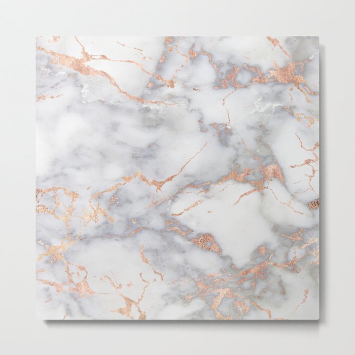 Gray Marble Rosegold Glitter Pink Metallic Foil Style