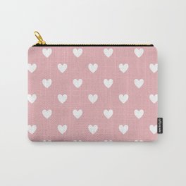 Sweet Hearts - rose pink Carry-All Pouch