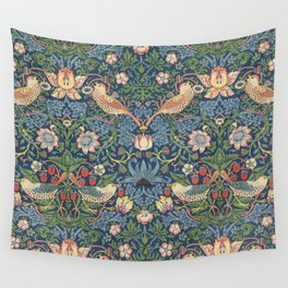 Strawberry Thief - Vintage William Morris Bird Pattern Wall Tapestry