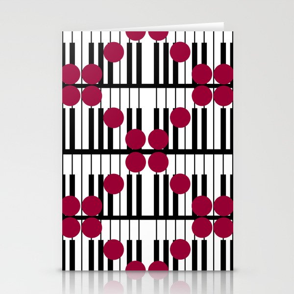 PIANO DOTS TTY N19 Stationery Cards