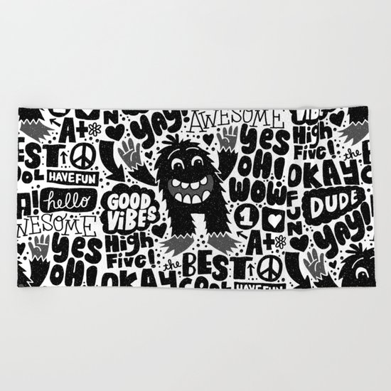 encouragement Beach Towel