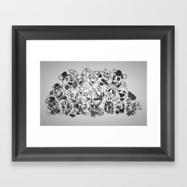 The gang's all here - Five Nights At Freddy's Framed Art Print