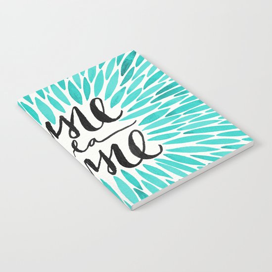 Crème de la Crème – Turquoise Notebook