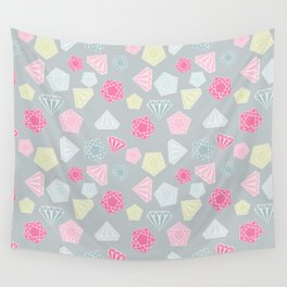 Diamons are best friend of girls Wall Tapestry