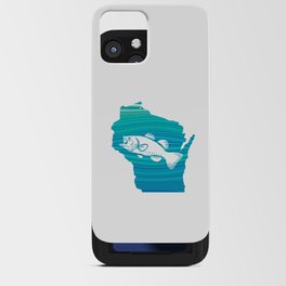 Wisconsin Wave Fishing iPhone Card Case