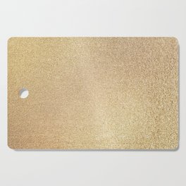 Sparkling Gold Glitter Cutting Board