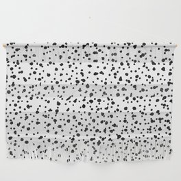 dalmatian print- black and white Wall Hanging