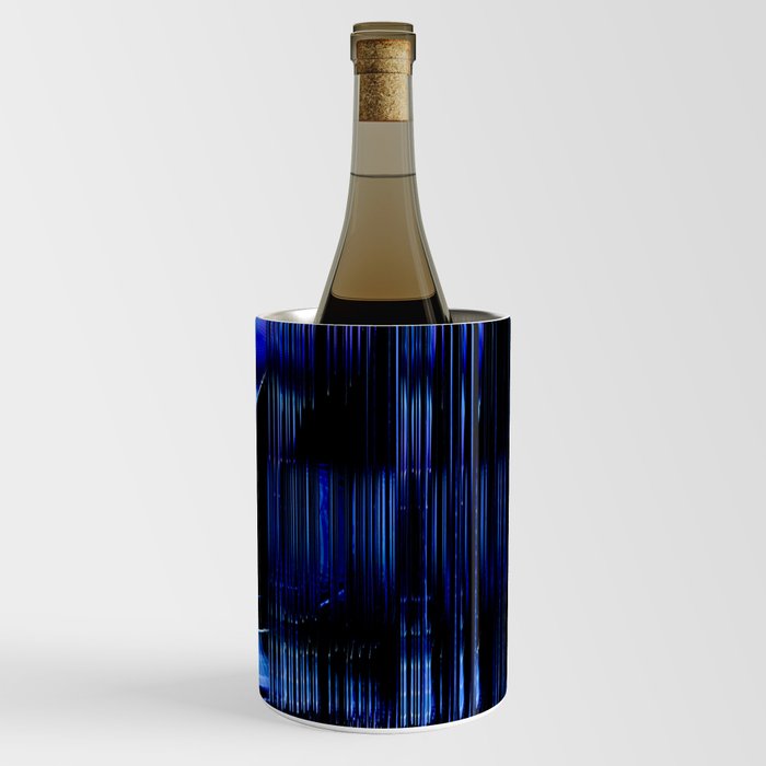 Blue Cyber Black Wine Chiller