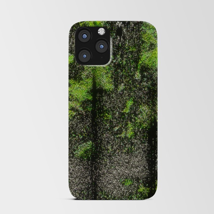 Jungle Glitch Distortion iPhone Card Case