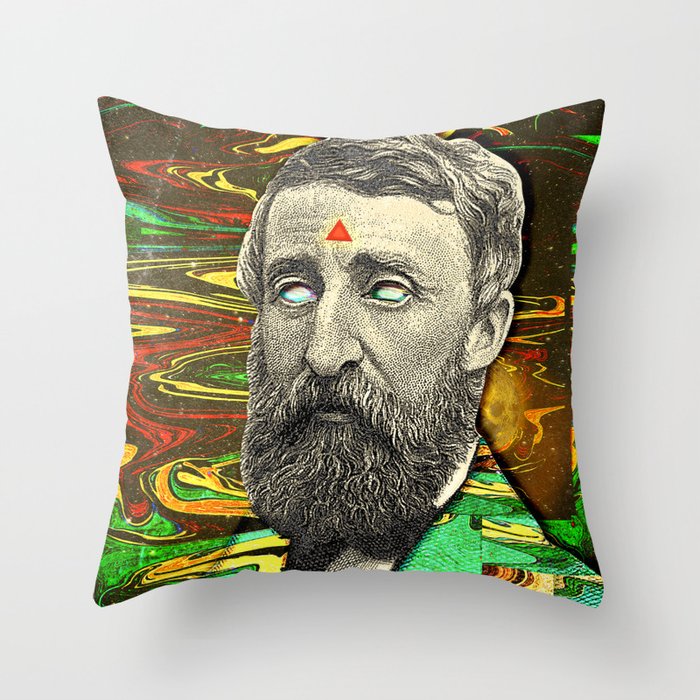 Henry David Thoreau Throw Pillow