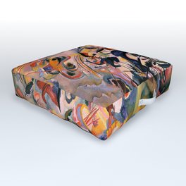 Wassily Kandinsky's Composition VII Outdoor Floor Cushion