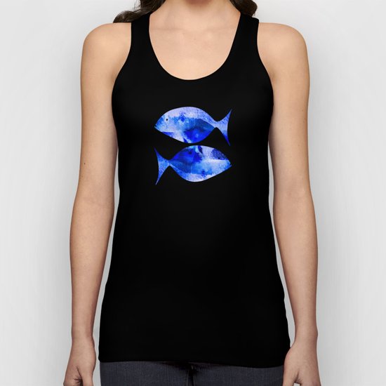 Zodiac Signs Pisces Unisex Tank Top