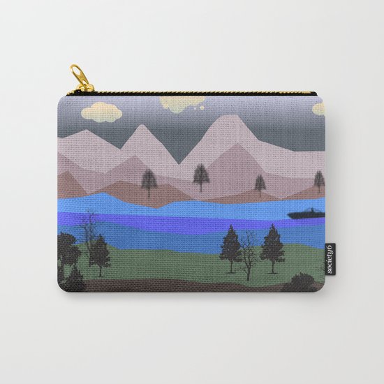 Mountain Landscape Carry-All Pouch