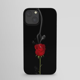 Red Rose - the flame is over iPhone Case