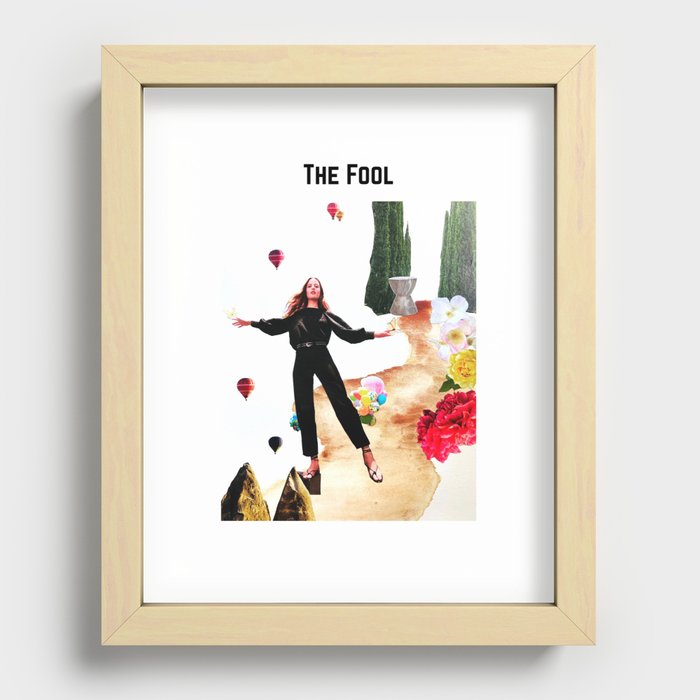 The Fool Recessed Framed Print