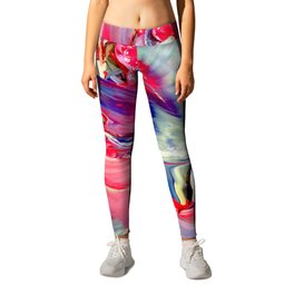 A Painter's Paradise Leggings | Painting, Pattern, Abstract, Illustration 