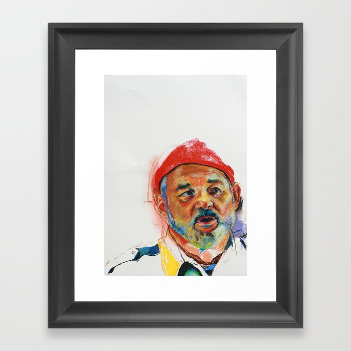 Bill Murray Portrait Framed Art Print By Khammihurd Society6