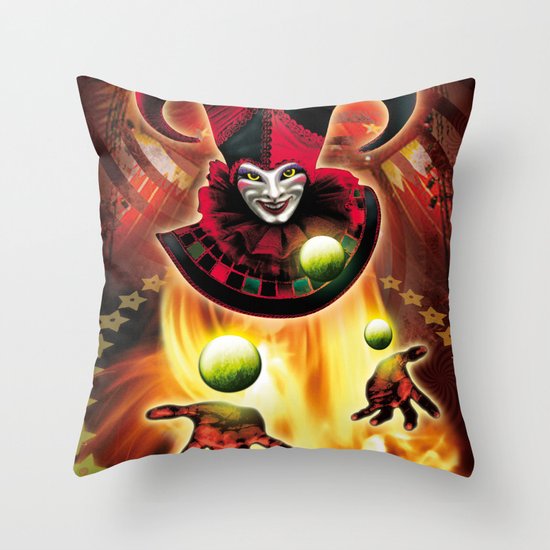 Poster Cirkus Throw Pillow