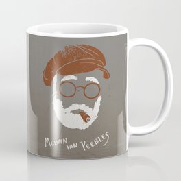 Melvin Van Peebles Minimalist Portrait Coffee Mug