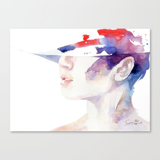 And for her it's still summer Canvas Print