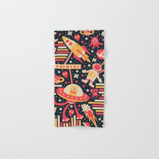 Alien Patterns Hand & Bath Towel