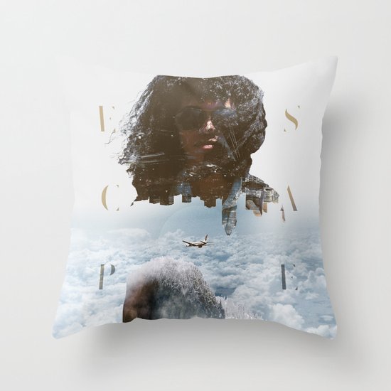 Escape Throw Pillow