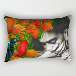 Tribute to Frida Kahlo #40 Rectangular Pillow