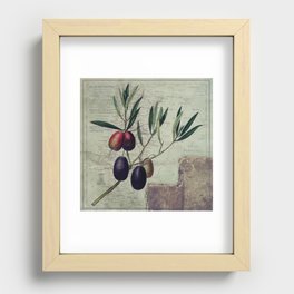 Olives and the Portuguese Art of Cooking Recessed Framed Print