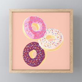 Donuts for me Framed Mini Art Print