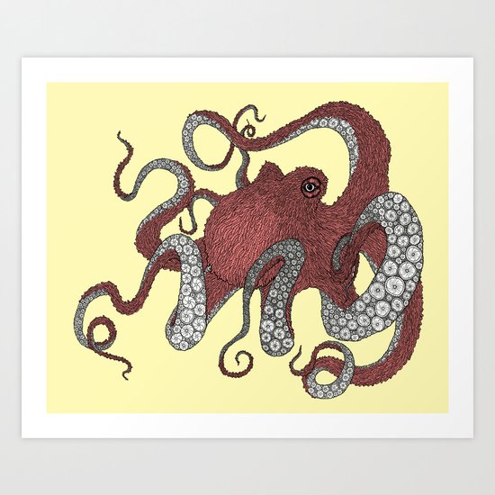 Octopus Art Print