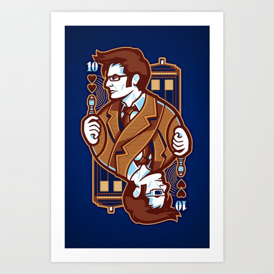 10th of Hearts Art Print