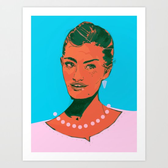 Here I Am Art Print