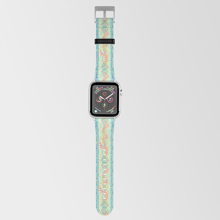 Seaweed and Coral Pattern Apple Watch Band
