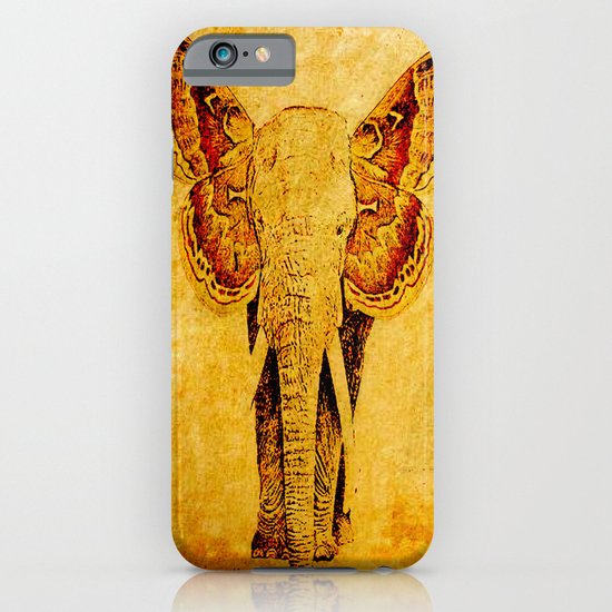 The elephant who wanted to be a butterfly iPhone & iPod Case