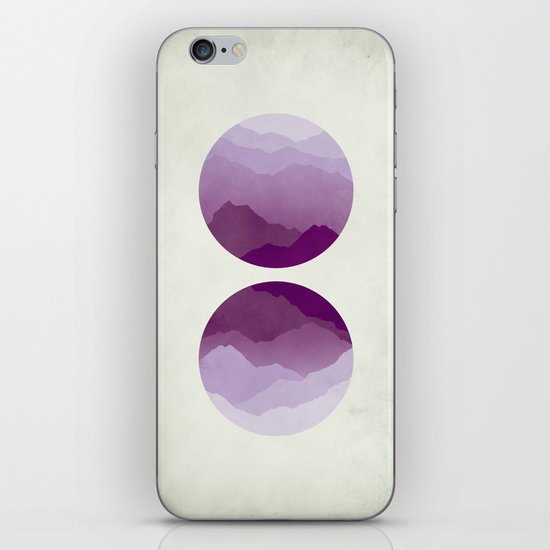 Purple Mountains iPhone & iPod Skin