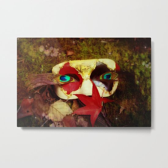 Woodland Masquerade Metal Print