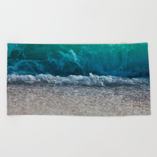 Waves Beach Towel