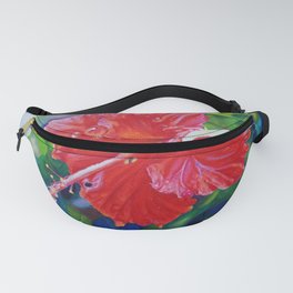 Tropical Hibiscus Fanny Pack