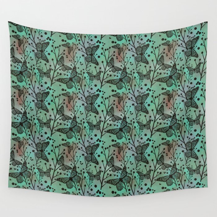 butterflyptrn-m Wall Tapestry