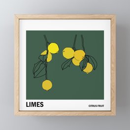 LIMES Framed Mini Art Print