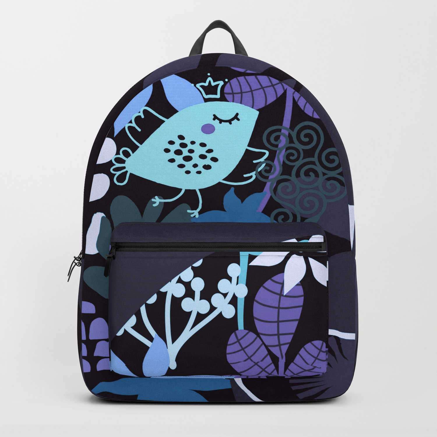 afro shark backpack
