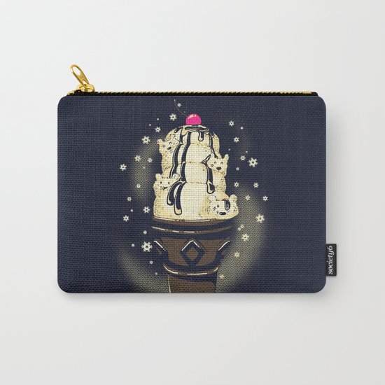Ice Cream Bears (Dark Blue) Carry-All Pouch