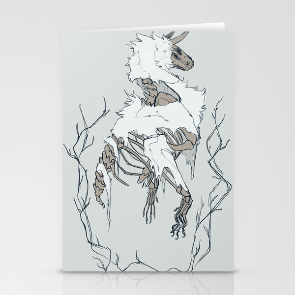 Wolf Tattoo Sketch 2 Stationery Cards By Remarin Society6