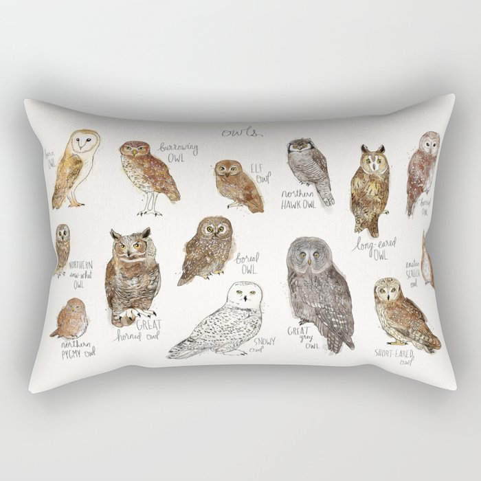 Owls Rectangular Pillow