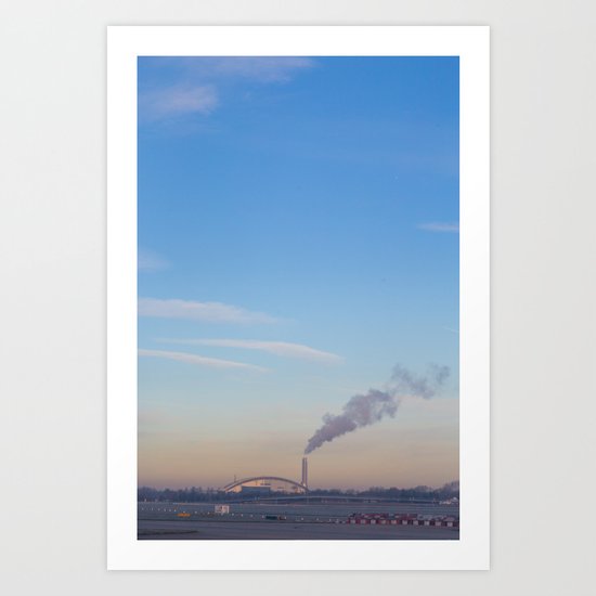 Smoking Society Art Print