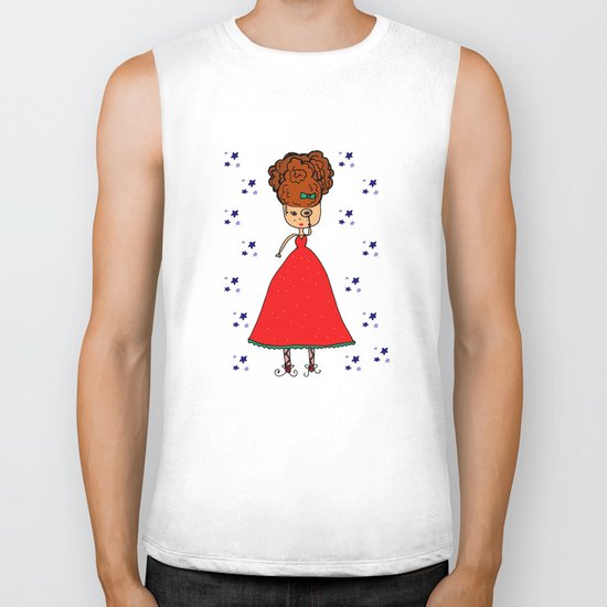 Looking at the stars Biker Tank